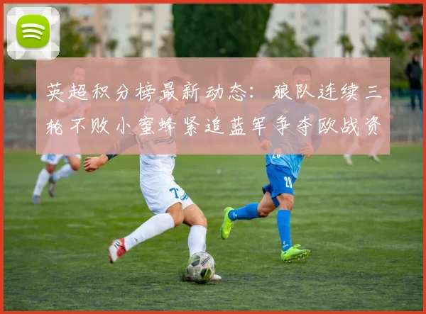 英超积分榜最新动态：狼队连续三轮不败小蜜蜂紧追蓝军争夺欧战资格